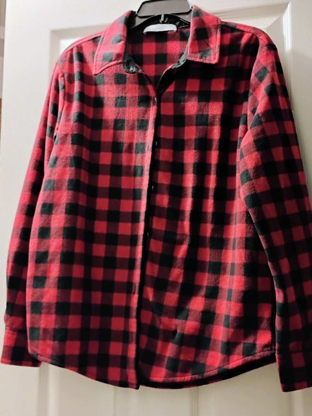 Lee Red and Black Plaid Shacket